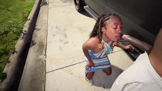 Married Girl Suck My Dick in the Parking Lot Like a Lot Lizard for Free Truck Stop