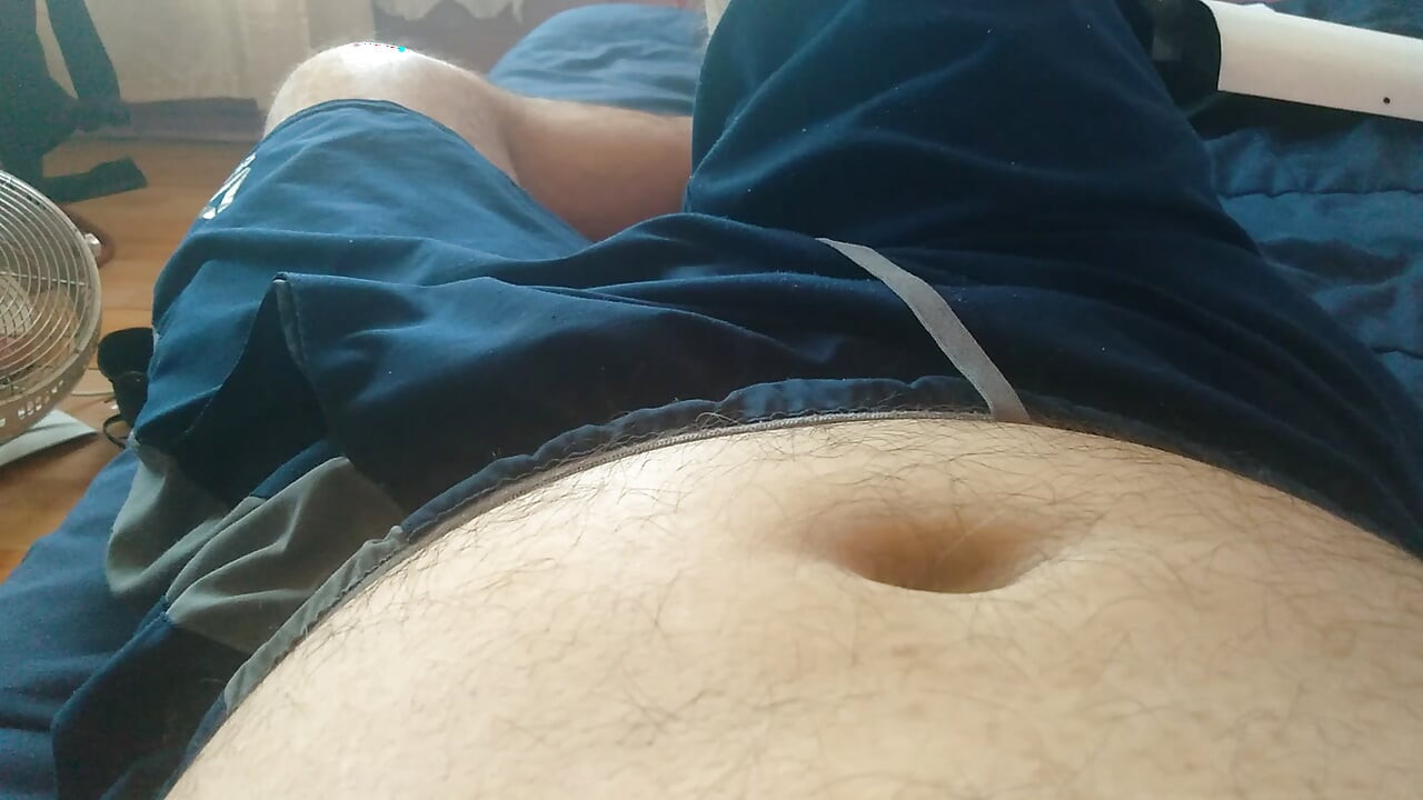 gay with his big dirty cock excited