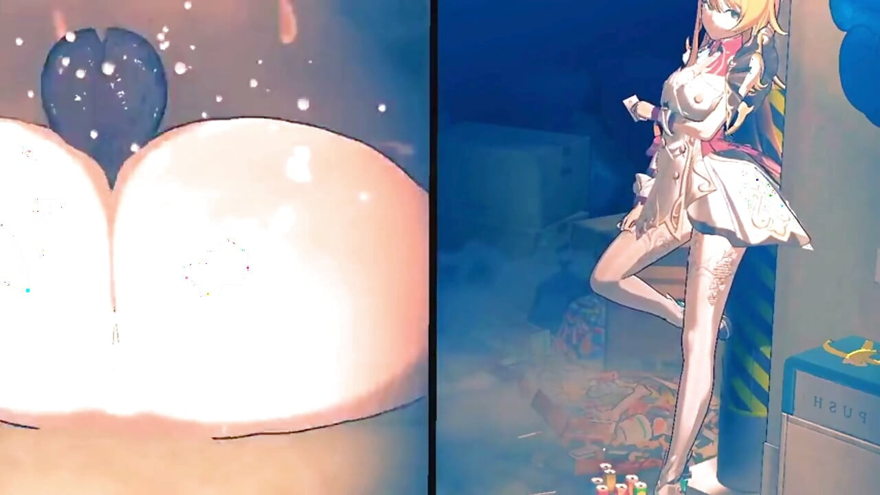 Genshin Impact - Escoffier Hardcore jęki creampie squirt jebanie - animacje 3D Hentai