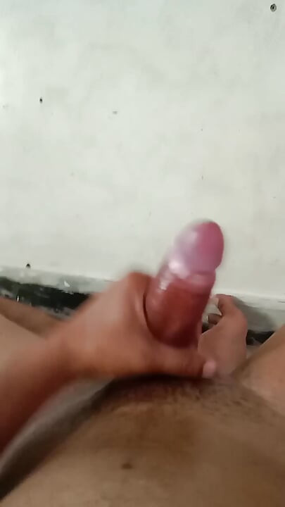 Young Boy Massaging Penis