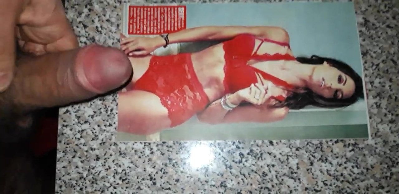 Cum tribute for Elisabetta Gregoracci