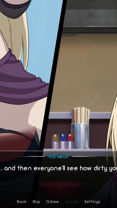 Naruto: Kunoichi Trainer - Slutty Blonde Teen Ino Yamanaka Has Public Sex In A Restaurant. Her Little Pussy Gets Creampied | Clip 1