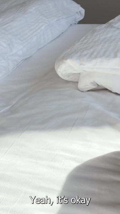 "Sharing is caring." PAWG stepmother shares the hotel bed and her pussy with a stepson | Clip 1