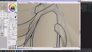 Speed-Drawing, Auftrags-Stream-Aufnahme komp