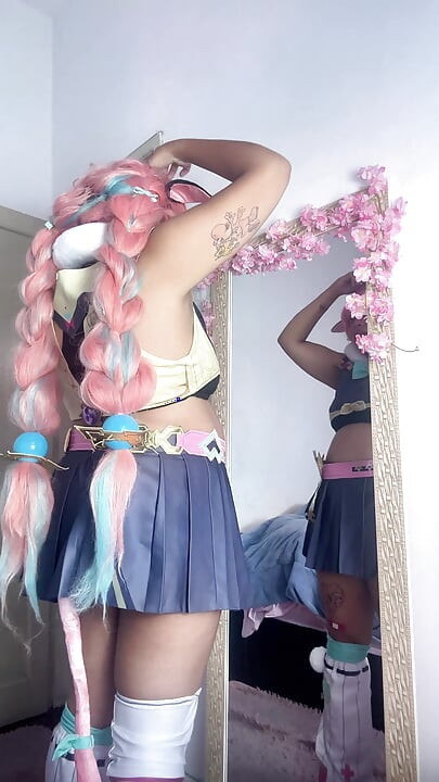 Getting Ready for Cosplay Con - Varesa Genshin Impact