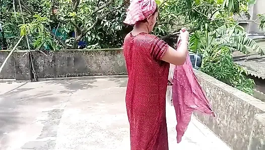 Ammi тройничок с хардкорной круглой домохозяйкой, горячее видео дези, бенгальская аудио