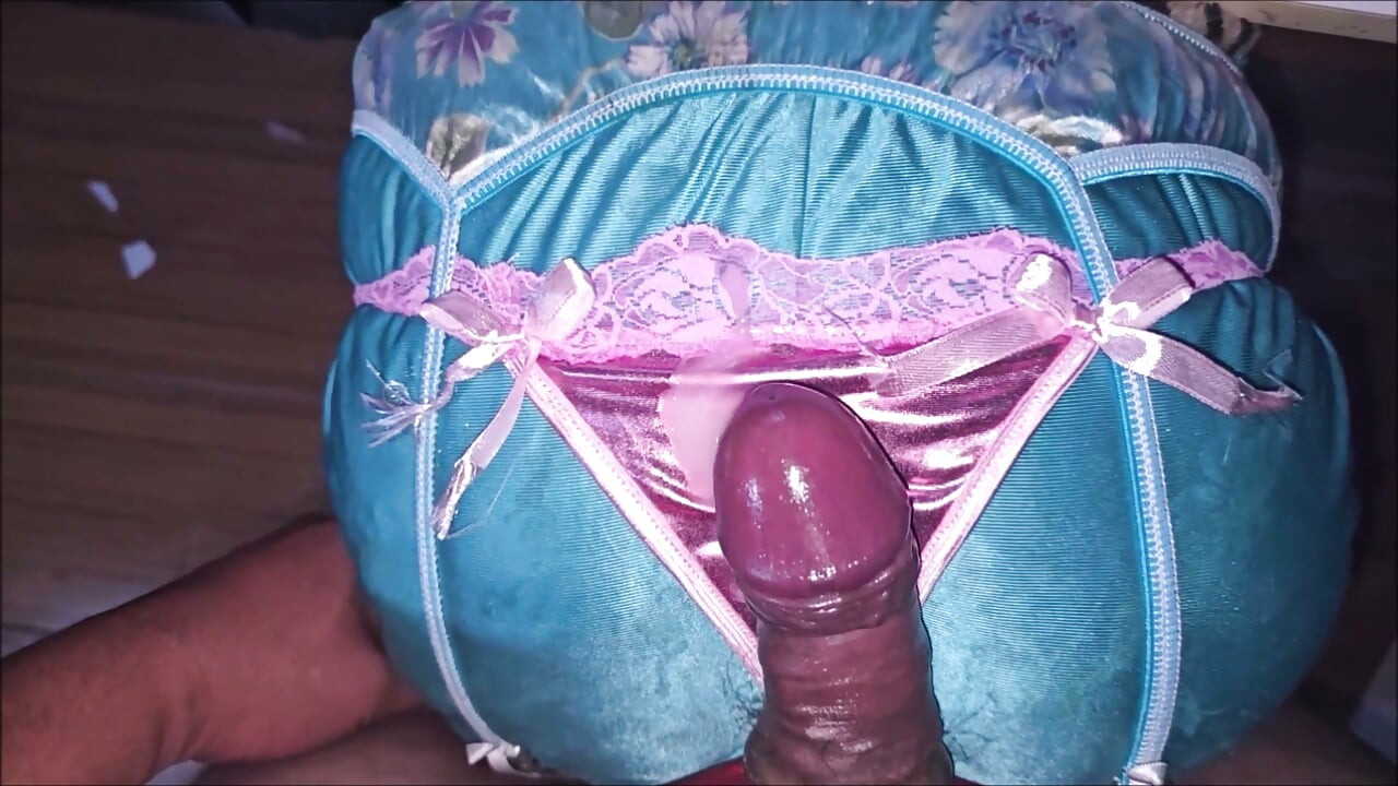 pantyjob satin panties 18