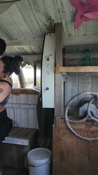 BBW Fisherwoman, Catches & Carries Her Skinny Man - Lift&carry, Bondage, Sex