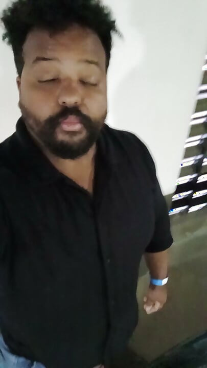 Black Daddy Cums in Public Parking Lot