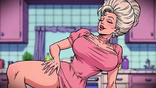 Wanita bugil di dapur ngasih kartun klasik