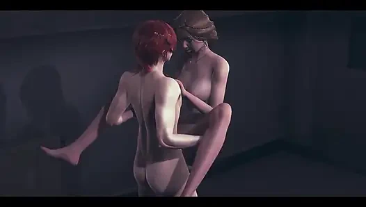 Хентай без цензуры - Соня, Мири и Ким наслаждаются вместе в удивительном тройничке - японское азиатское аниме-игры манга, порно-игры