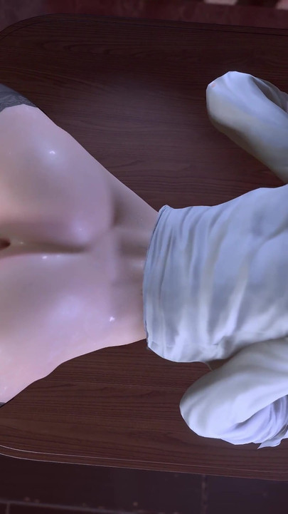 3D Plavuša Kurva Zrela MILF Vara s Velikim Crnim Kurcem