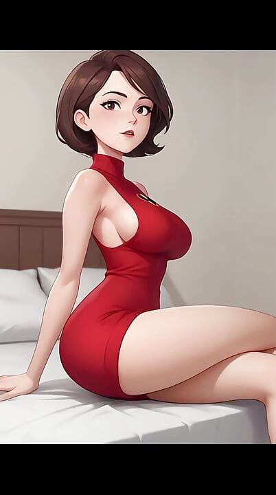 (AI dvara utpann) Shego, Elastigirl, Heloise Nerz aur Mavis