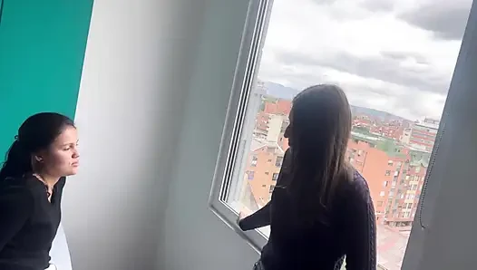 My co-worker invited me to her house...
