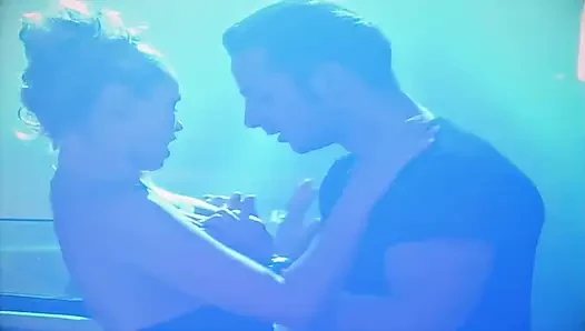 Gorgeous blonde gets her ass spread on the hood of the car