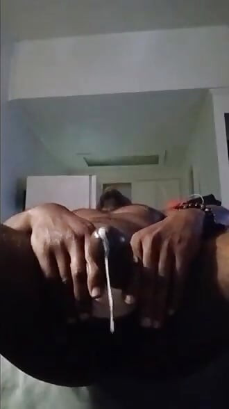 Juicy BBC cum dripping masturbation