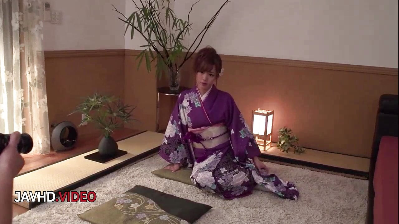 Eri Hosaka's Hot Kimono Creampie and Hardcore Fuck Session