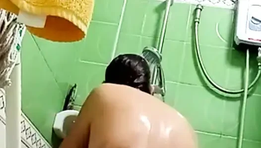 Just watching only for her showering