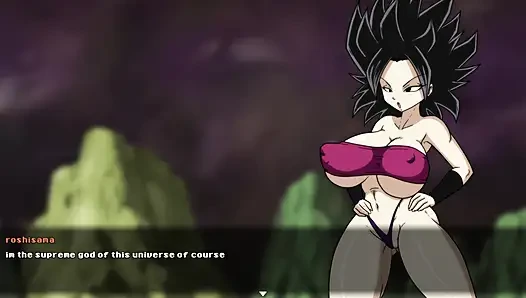 Süper sürtük turnuva 2 - Roshi Dragon Ball Super'den Caulifla'nın şişman götünü sikiyor