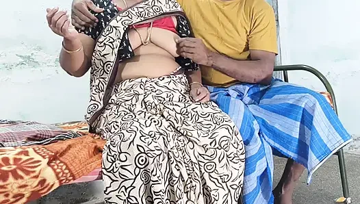 While My Stepmother Was Drinking Water, I Went There, Pulled Her Saree, and Had Sex with Her.