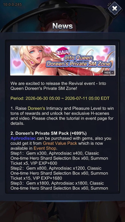 Ep4 Into Queen Doreen's Private Sm Zone - Unlocked 4th Hentai Video Gameplay
