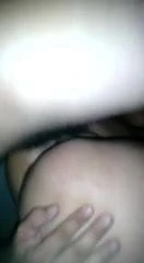 spanking the ass the slut and fucking the pussy