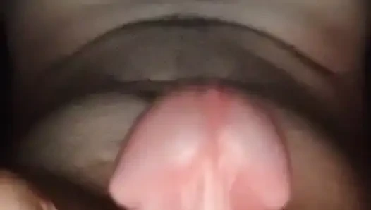 A boy is touching himself and moaning