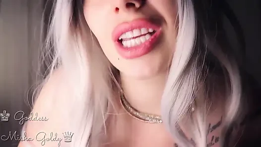 Kecanduan bibir sensual! ASMR & kontak mata yang memesona & HFO