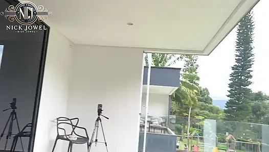 A Petite Girl Seduces Her Neighbor to Put His Cock in Her