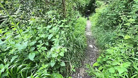 I caught a stranger masturbating and gave him a delicious blow job in the park.
