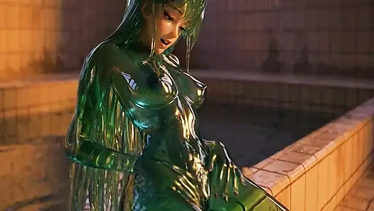 Zümrüt jöle kızlar - azdırıcı dokunuş ve yumuşak fısıltılar