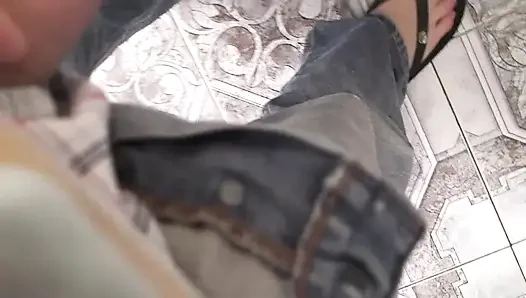Brunette MILF Latina likes to suck cock while her nasty amateur dude is filming her