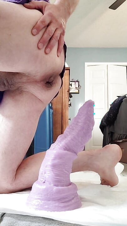 Thick dildo sweet ass ride Bad Dragon