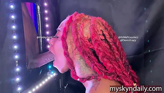 Throat Goat Gets a Big Black Dick