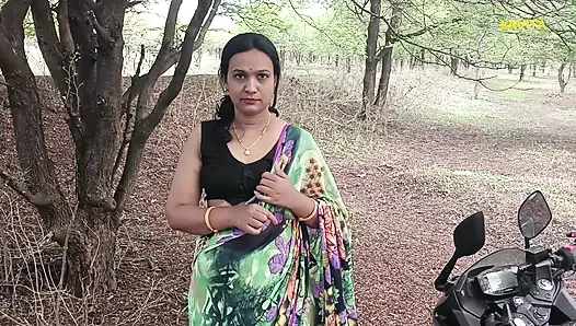 Kavita Bhabhi Fuck in jungle with Tatya in doggy style ass licking blowjob and dirty cum in mouth