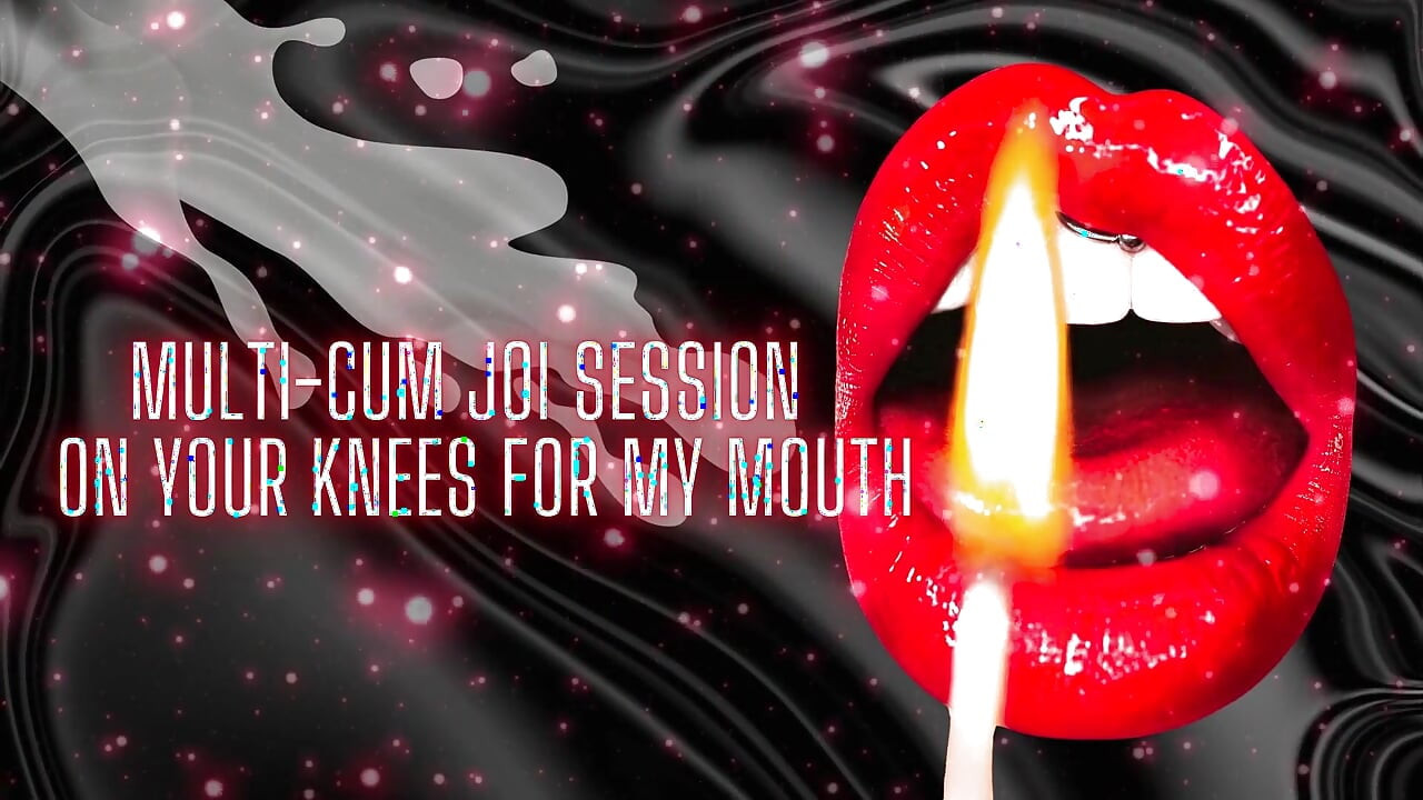 Multi-cum JOI Session - on Your Knees for My Mouth (cumshot 1)