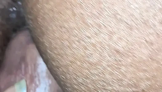 Chhote bhai ka tanah ketat karke chut mein daal liya saudara tiri dan saudara laki-laki