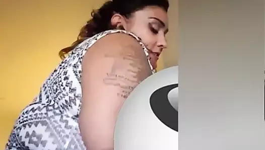 Puerto Rican BBW MILF rode the nut out