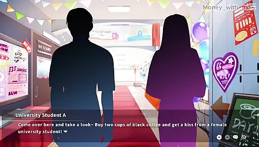 V-lover Game // Hinata Junko All Scenes