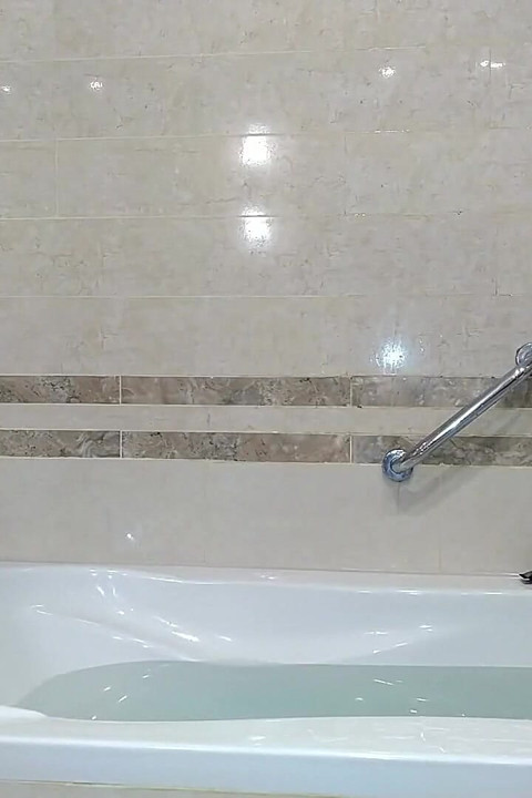 Kinky Mature Guy Masturbates in the Hotel's Room and Bathroom