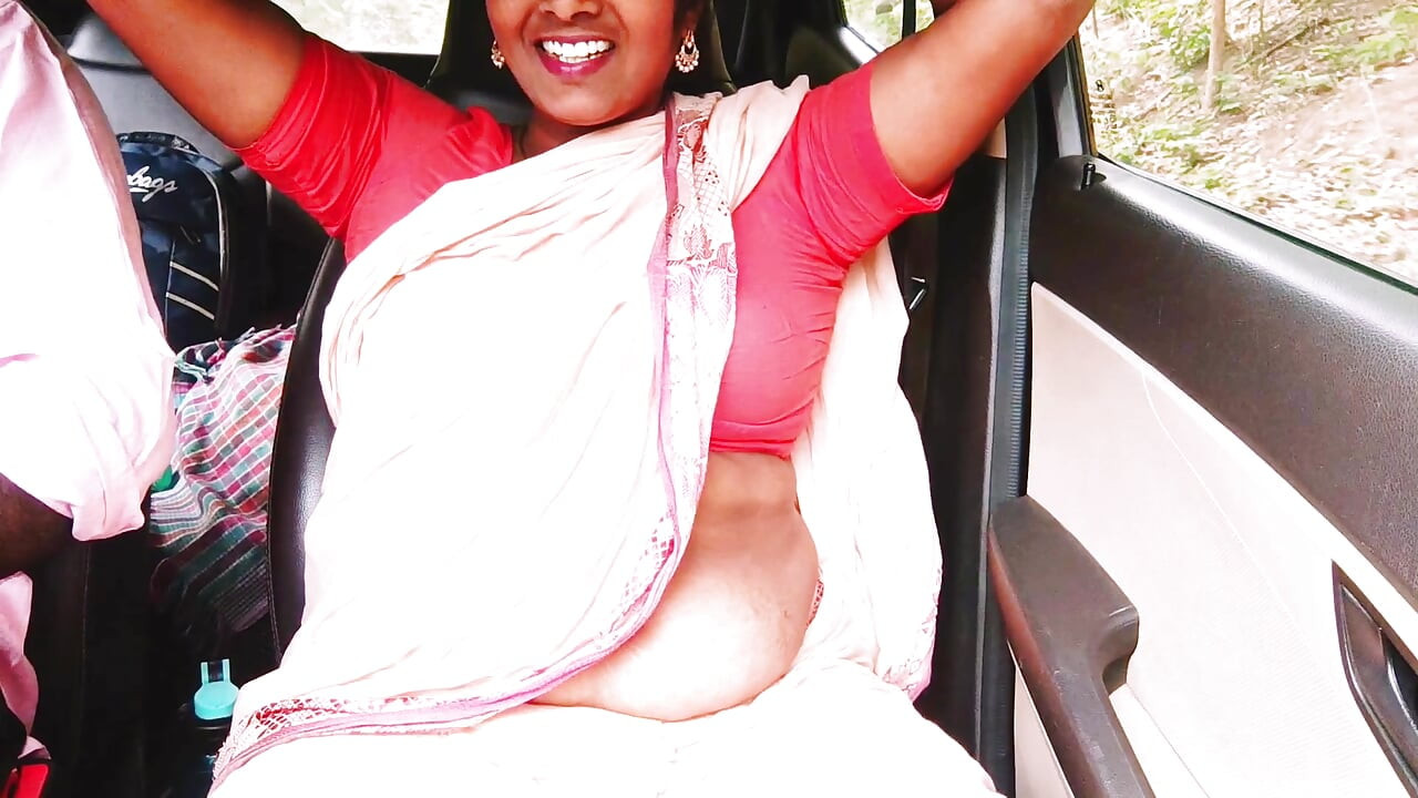 Indian House Maid Car Sex with House Woner in Jingle Road. Telugu Dirty Talks.