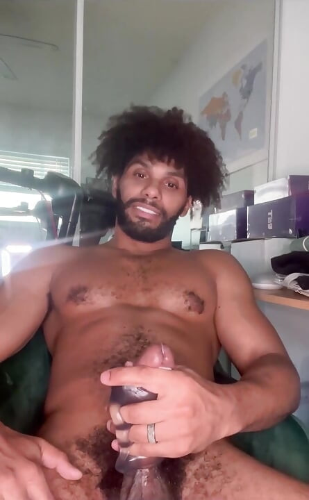 Office Stroke: Man in Suit Masturbation