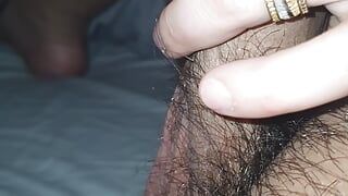 Step mom surprised step son dick with a handjob under blanket