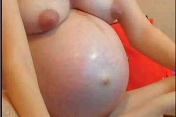 Pregnant Natty in webcam