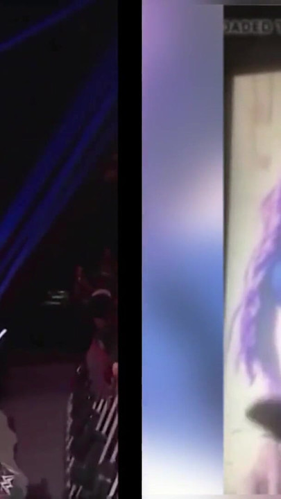 Powerful moment from "WWE Sasha Banks Cum Compilation"