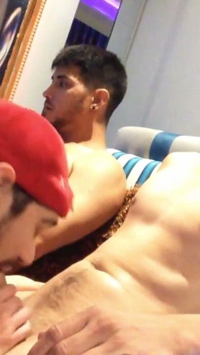 Threesome of Latinos with perfect cocks | Clip 1