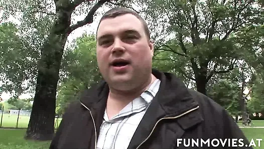 Obese couple fucking on the couch