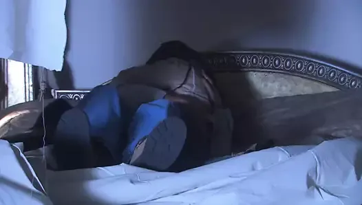 Romantic hubby awards his girl a hardcore bed sex