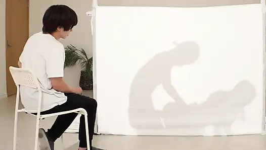 Part 2: Play with Intense Couples in Shadow Puppetry! Heart-pounding NTR quick-change silhouette quiz! Can the boyfriend correctly guess the college girlfriend's cosplay!? If you fail, you have instant sex with a big dick!