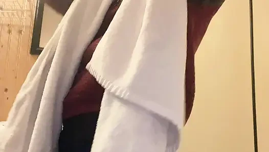 Tiny Nature Tit Hana so Nice Her in Bathroom Finish Shower